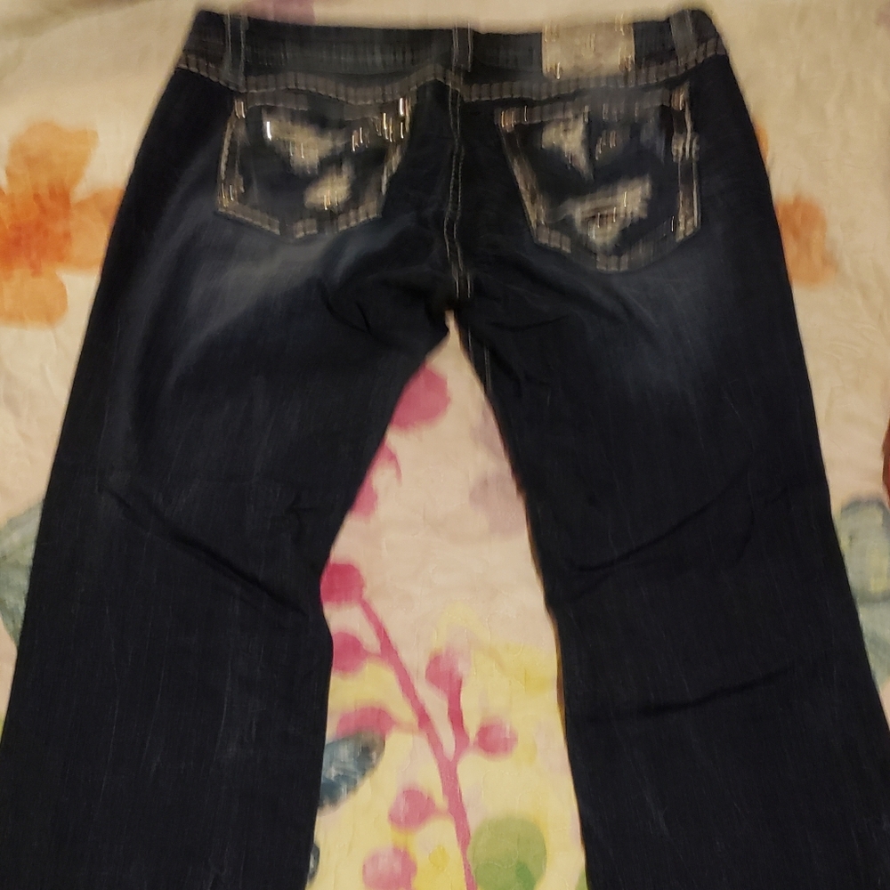 Miss Me Dark Blue Jeans